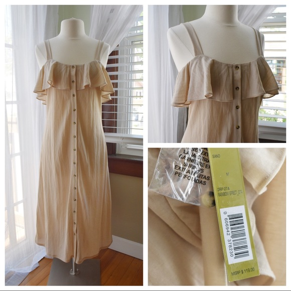 Gianni Bini ButtonFront Midi Dress NWT - Picture 4 of 9